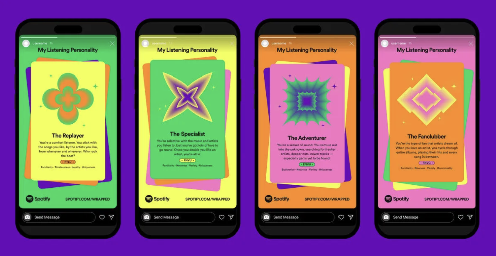 Event design featuring vibrant gradient colors and high-contrast palette