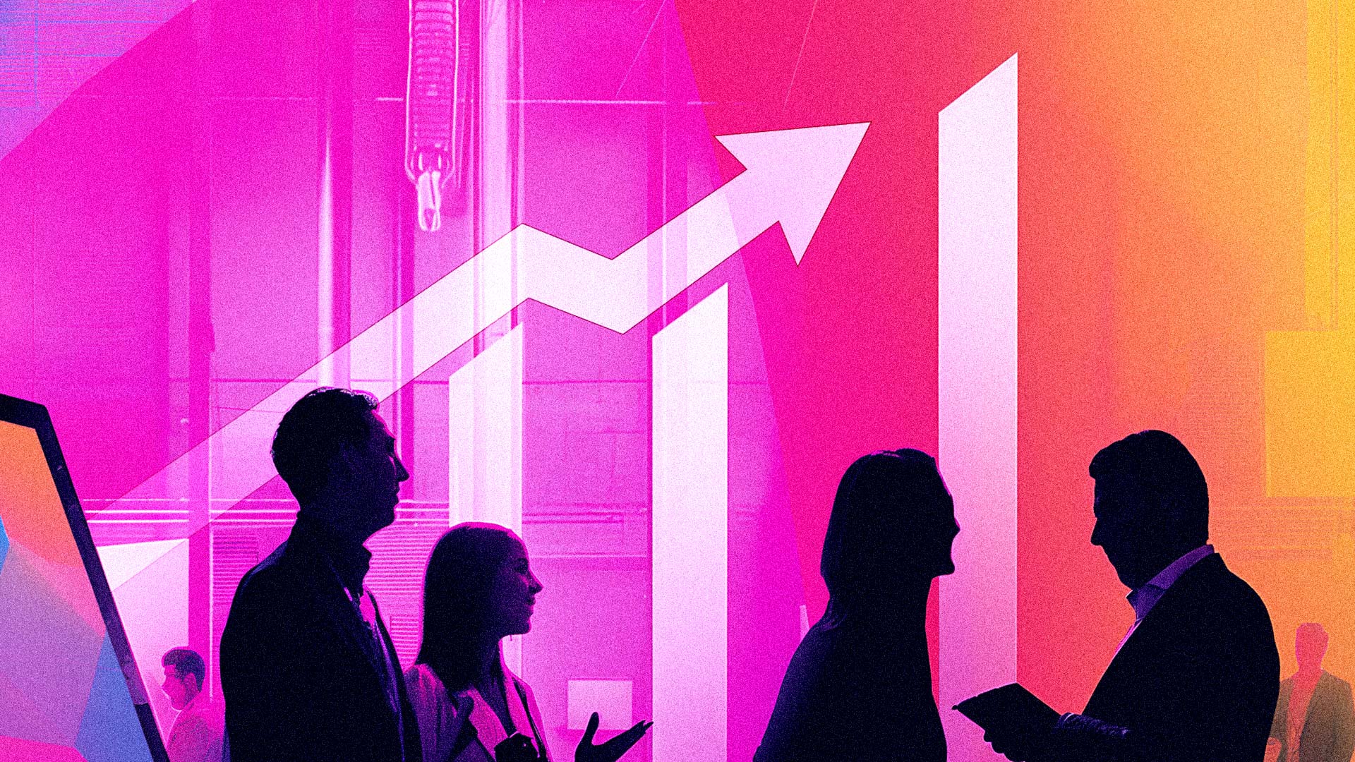 Event analytics dashboard showing badge scan data and attendee insights