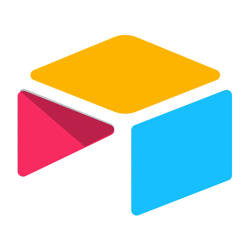 Airtable database view with grid, calendar, and Kanban arrangements