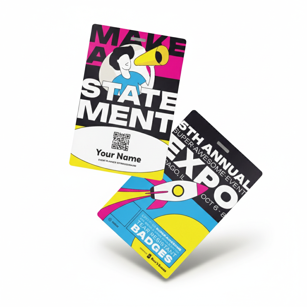 Best event name badges compatible with SpotMe users.