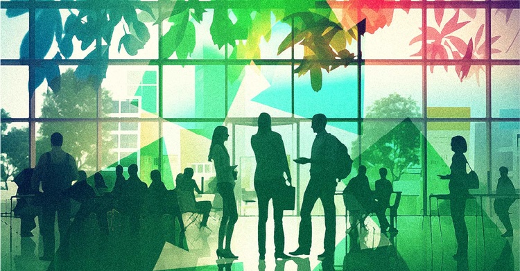 Green event planning illustration