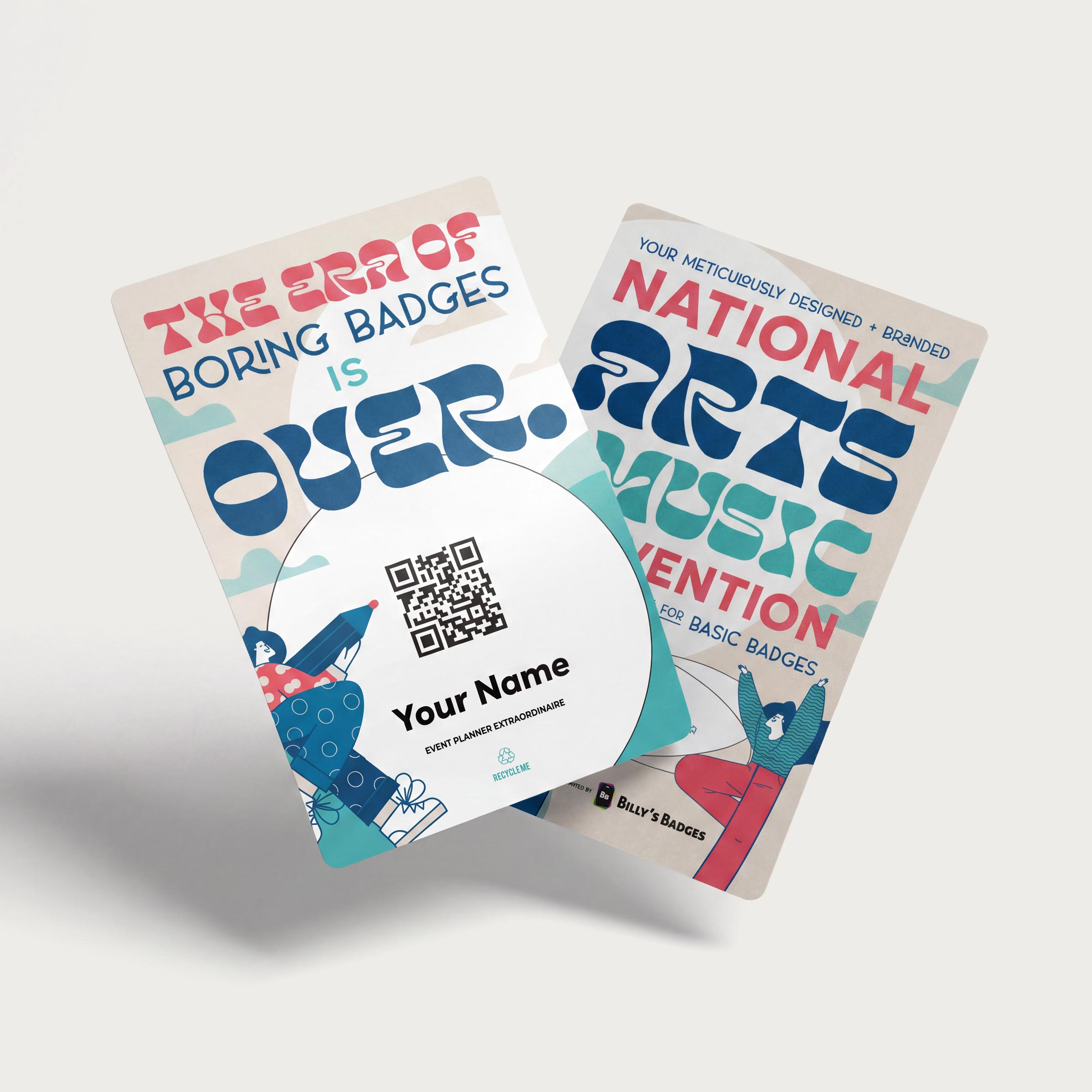 4 x 6 Paper Event Badges