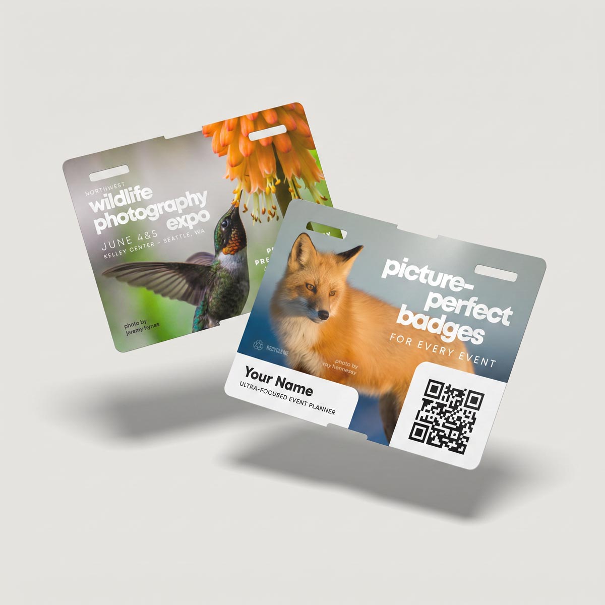 4 x 3 Direct Thermal Event Badges