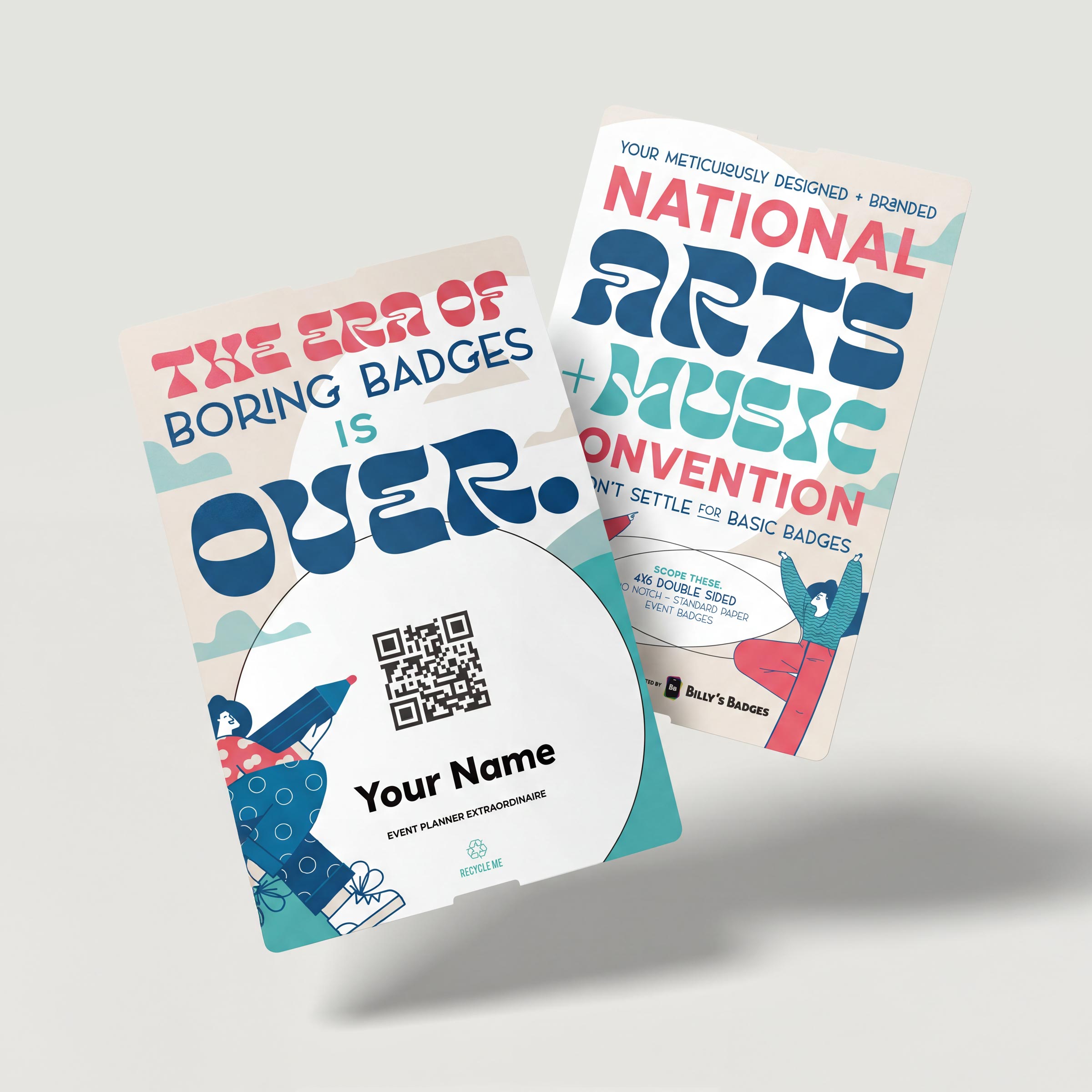 Direct Thermal Event Badges