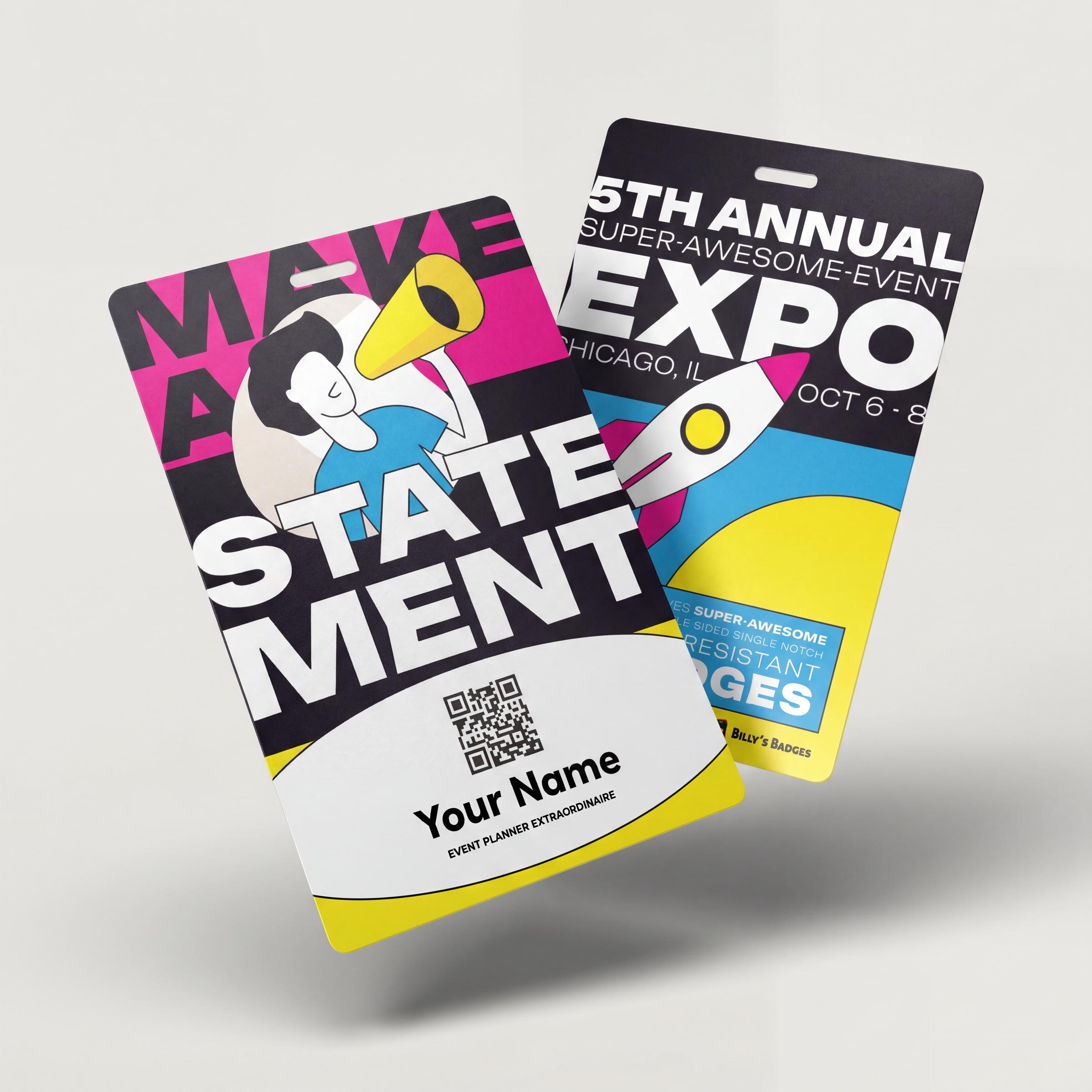 Paper Event Badges