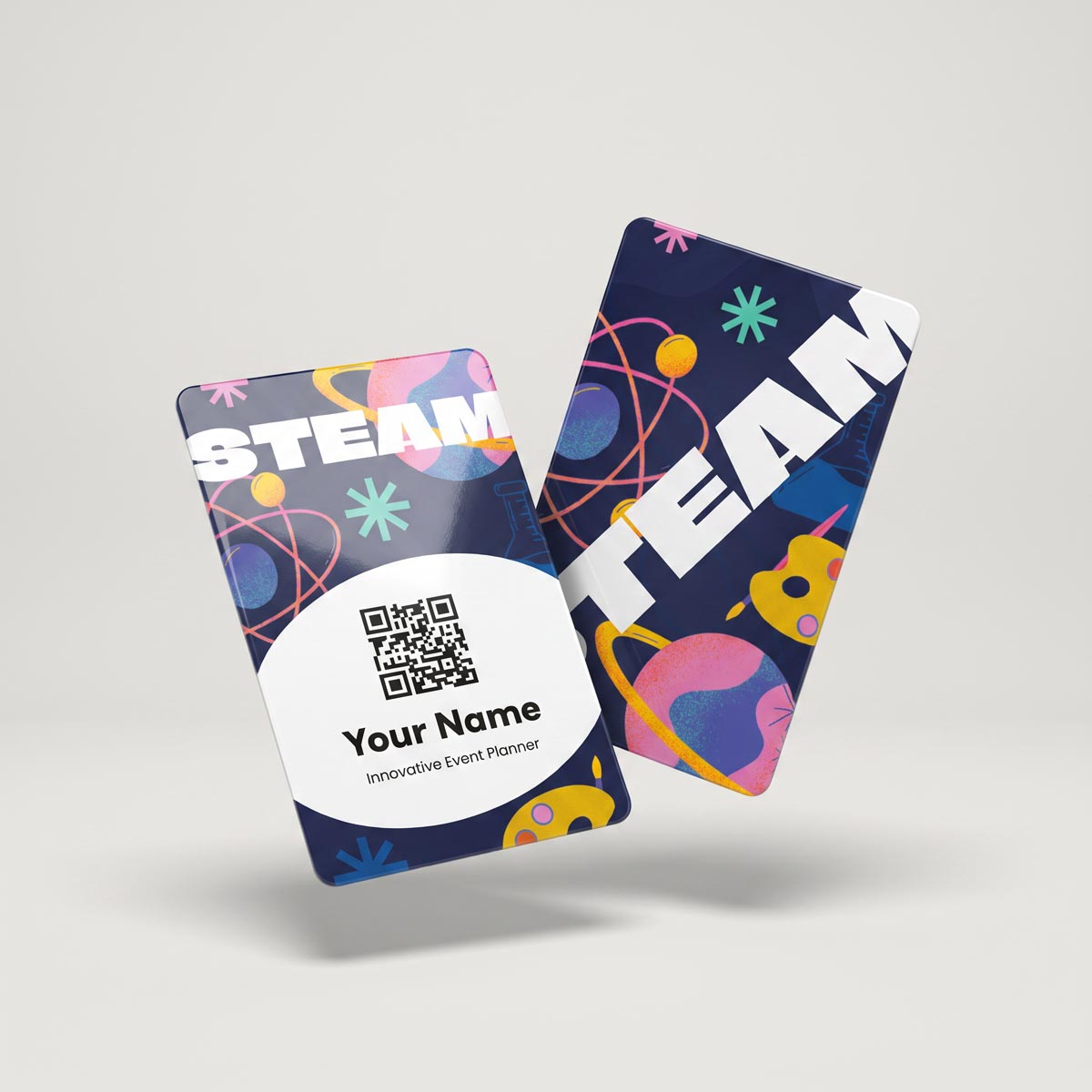CR80 Plastic Event Badges