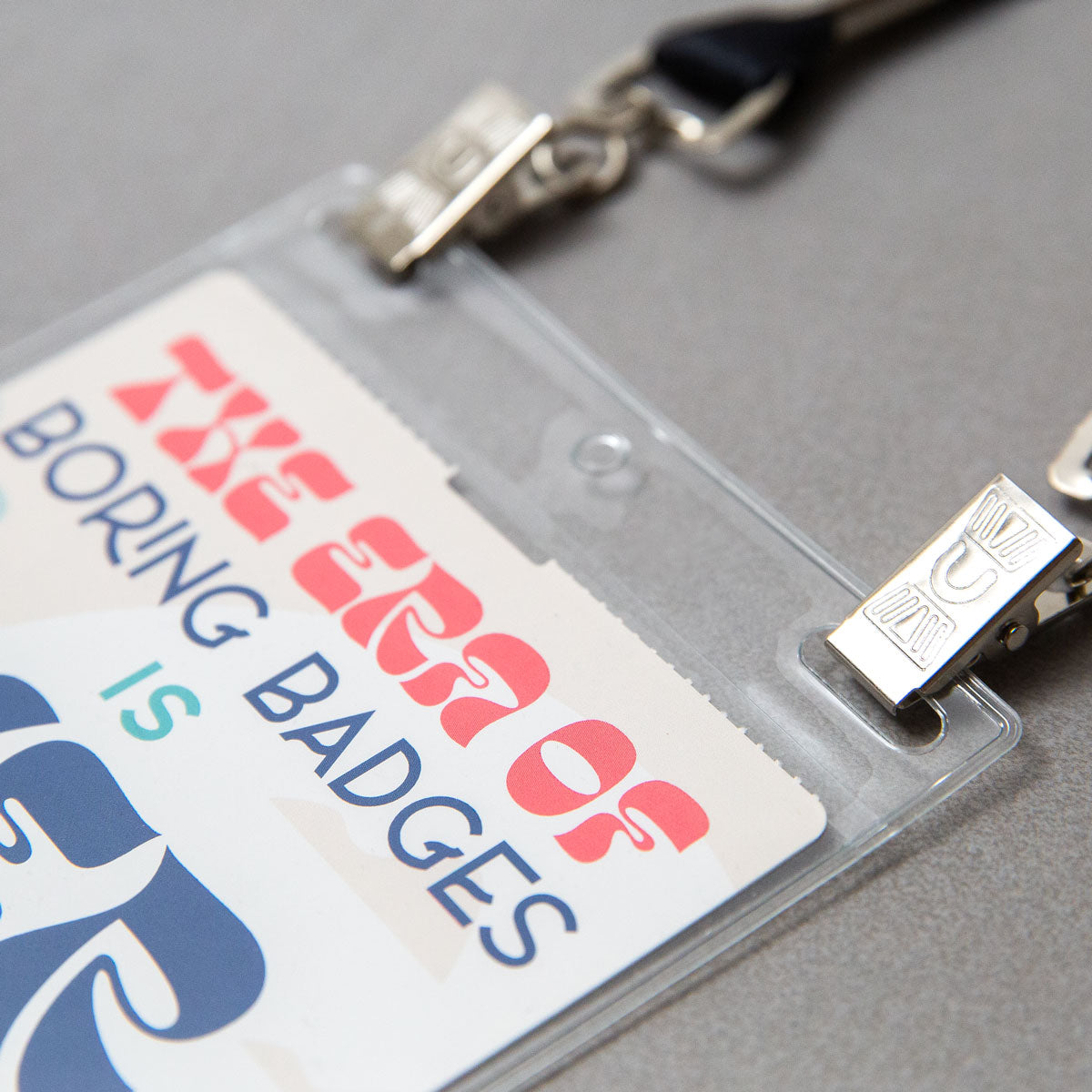Plastic Name Badge Holders