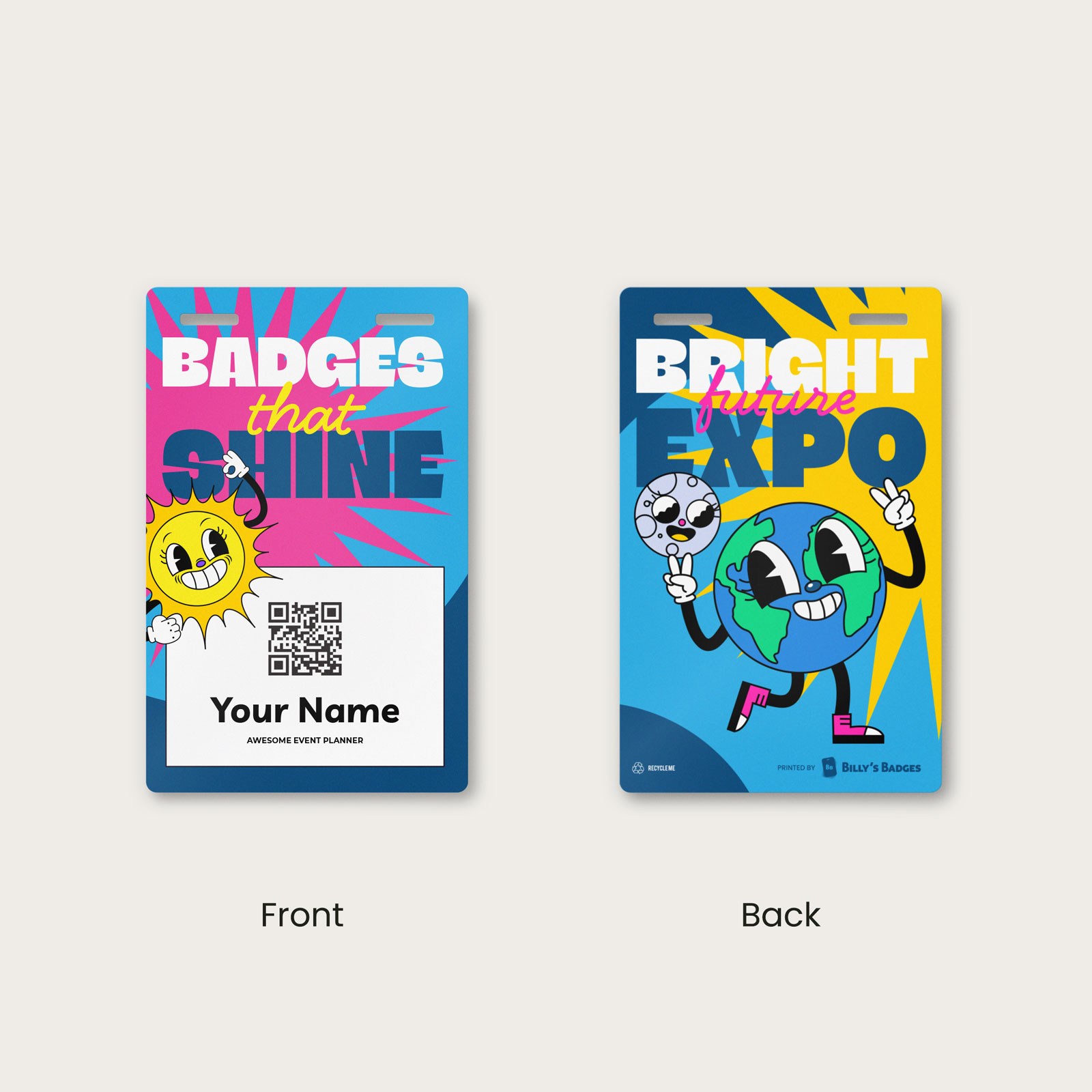 3.5 x 5.5 Paper Event Badges